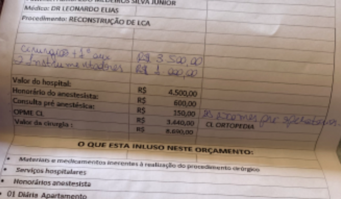 Um joelho novo para o Juju :)