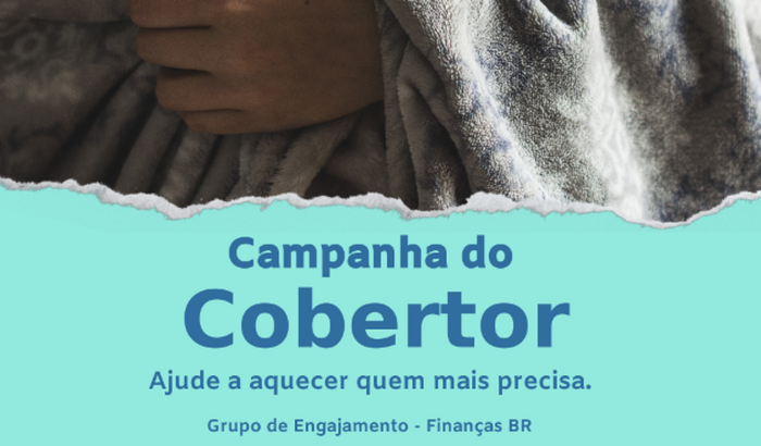 Campanha do cobertor Finanças MSD