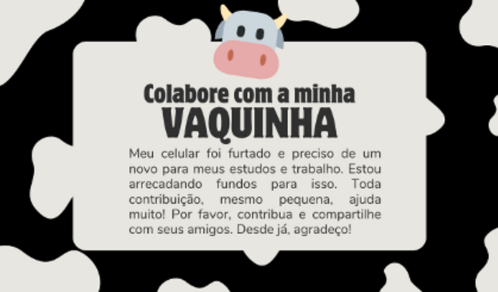 📱 Ajude-me a conseguir um novo celular após ter sido furtada! 📱