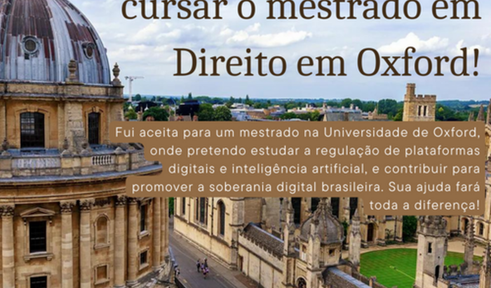 Financiamento de mestrado em Direito em Oxford