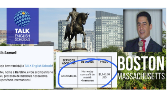 Apoie meu PAI - Intercâmbio de Inglês em BOSTON