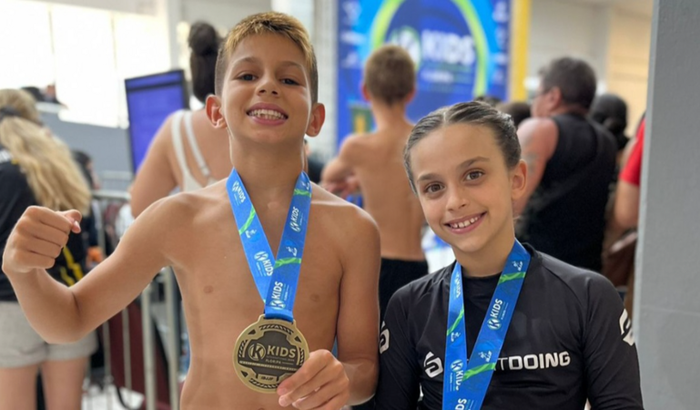 Gaya e Zion no Europeu de Jiu-Jitsu 