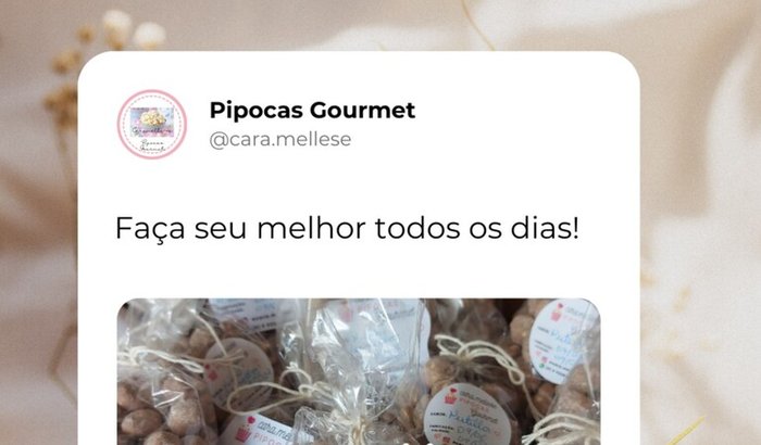 Uma kombi, um sonho, uma mulher e várias pipocas.