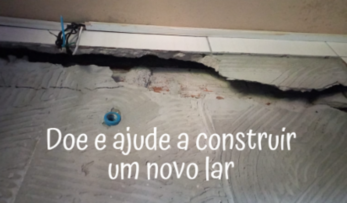 Doe e ajude a construir um novo lar