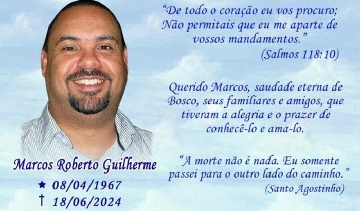 Ajuda para cobrir despesas do velório de Marcos Roberto