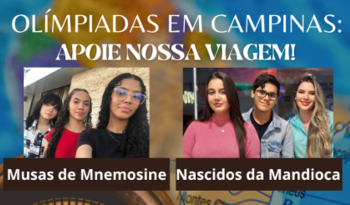 OLÍMPIADA EM CAMPINAS: APOIE NOSSA VIAGEM