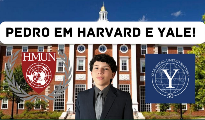 Pedro em Harvard e Yale!