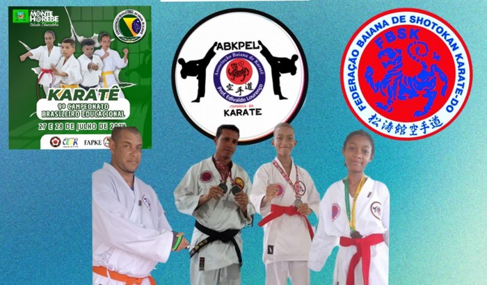PARA QUATRO ATLETAS PARTICIPAR DO 9º CAMPEONATO BRASILEIRO DE KARATÊ EDUCACIONAL.