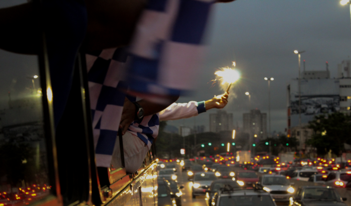 Nova lente pra fotos no estádio