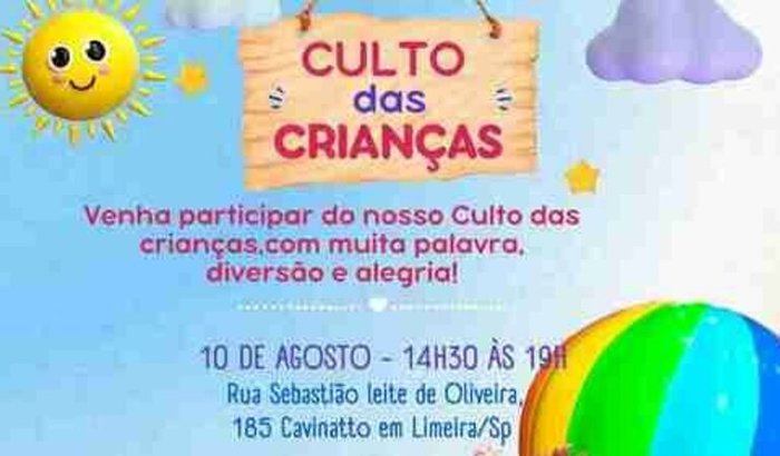 Festa infatil para crianças carentes