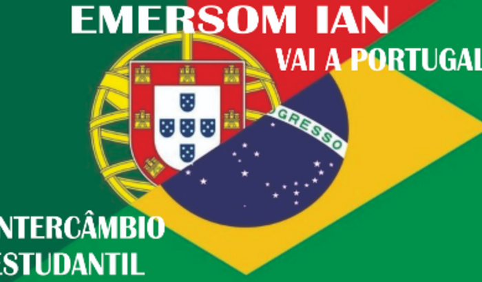 Emersom Ian vai a Portugal - Intercâmbio Estudantil
