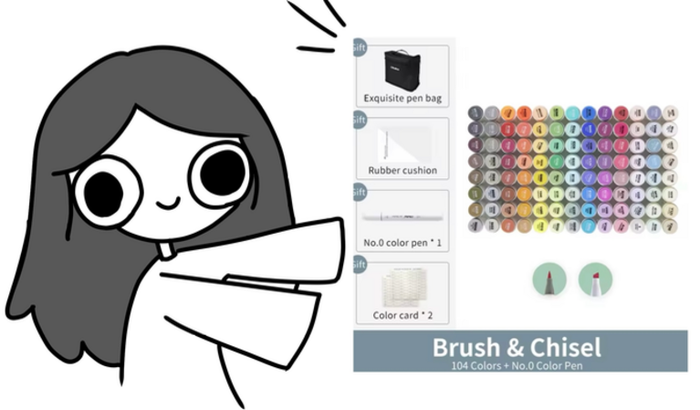 Me ajuda a comprar marcadores profissionais de aniversário? :)