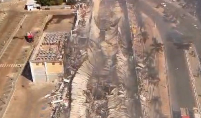 Brito atacado incêndio shopping popular