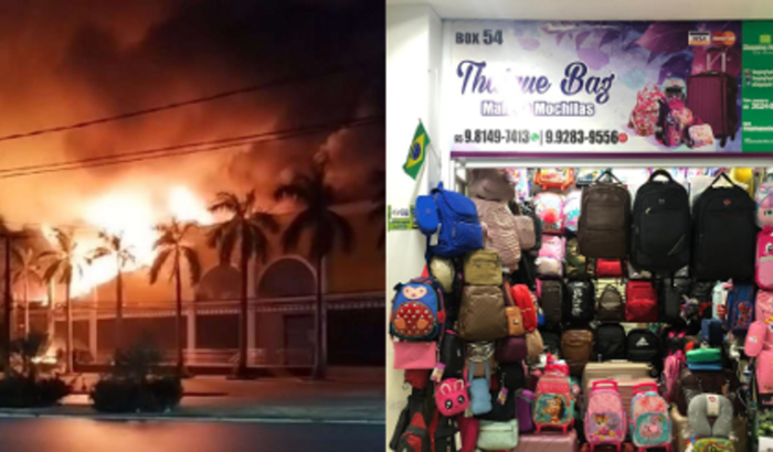 Ajude reconstruir Nossa loja Thaique Bag Box 54 - Shopping popular Cuiabá