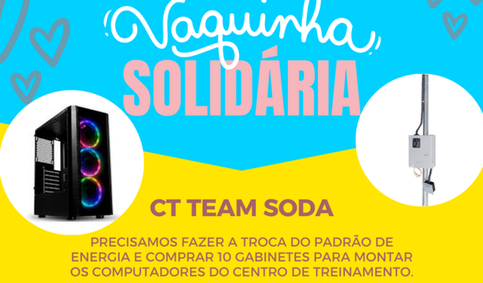 Compra dos gabinetes de computador e troca do PADRÃO de energia do CT Team SODA