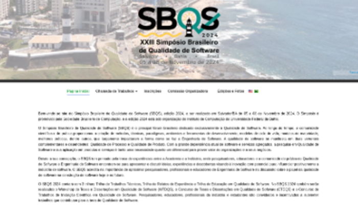Ajuda a uma estudante a participar da SBQS 2024