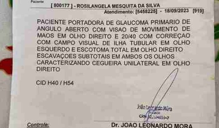 Ajude a Rosi a Recuperar a Visão e continuar trabalhando