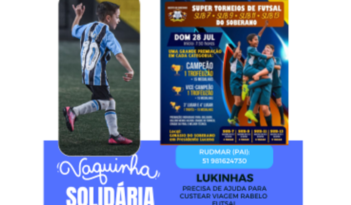 Campeonato Lukinhas 10 Rabelo futsal