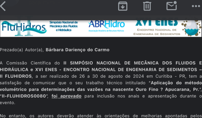 Ajude-nos a participar do Congresso Nacional de Águas