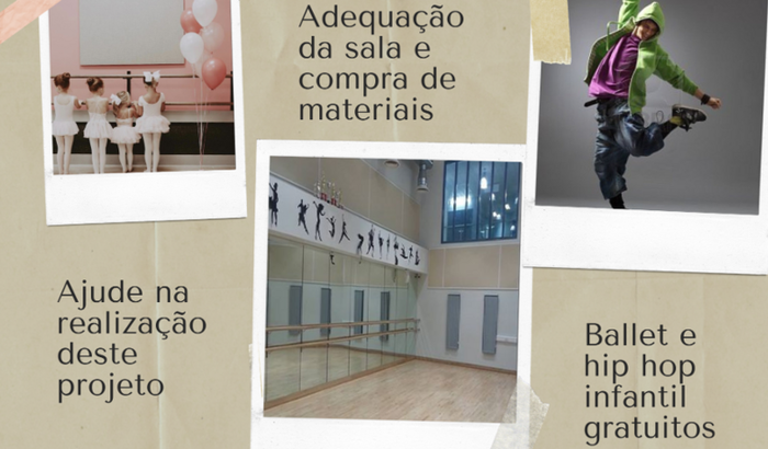 Ajuda para compra de materiais para aulas de dança gratuitas 