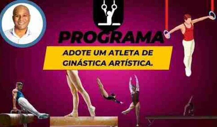 Adote um atleta de Ginástica Artística.