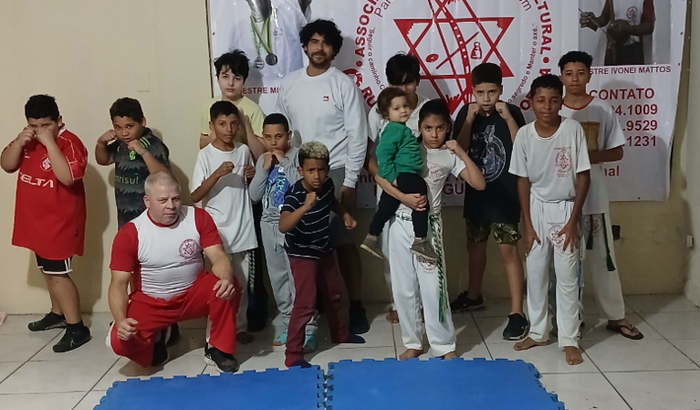 Tatames projeto social esportivo para crianças