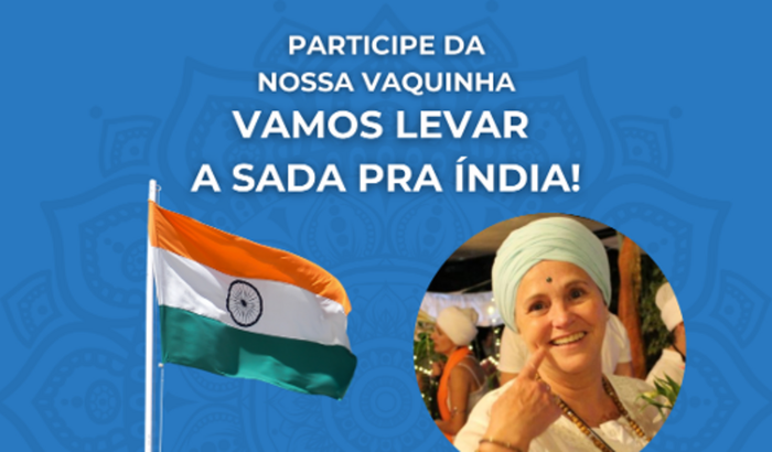 VAMOS LEVAR A SADA PRA ÍNDIA!