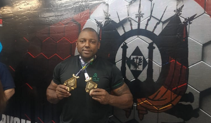 Leandro Flores na Bolívia - Campeonato Sul Americano de Powerlifting