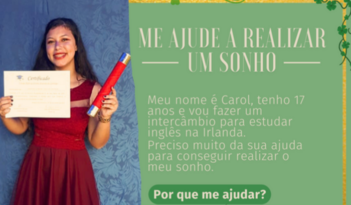 Me ajude a realizar um sonho: intercâmbio