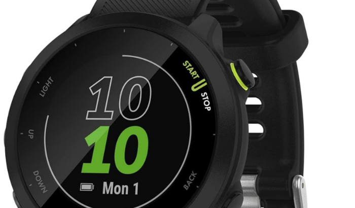 Relógio para ajuda na corrida do xô obesidade