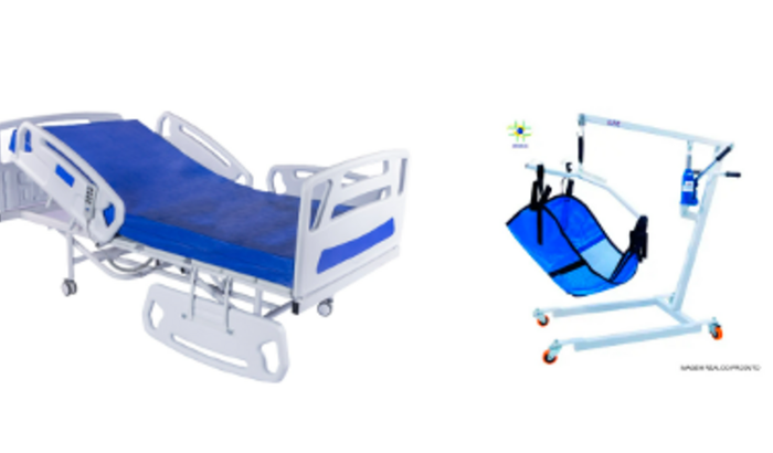 Ação social - adquirir um guincho de transferência e uma cama hospitalar