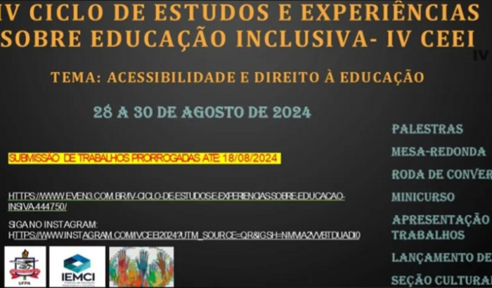 Colaboração evento IV CEEI