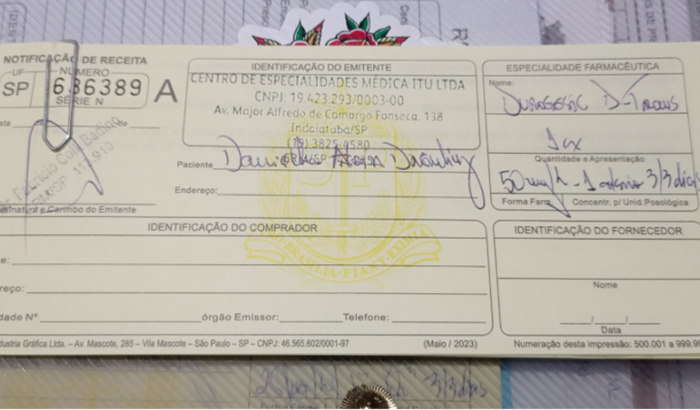 Ajuda para medicação importante