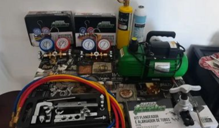 Compra de ferramentas para instalação de ar condicionado