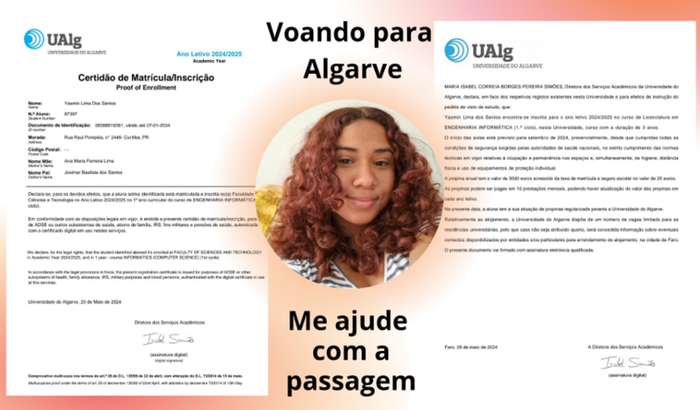 Voando para algarve