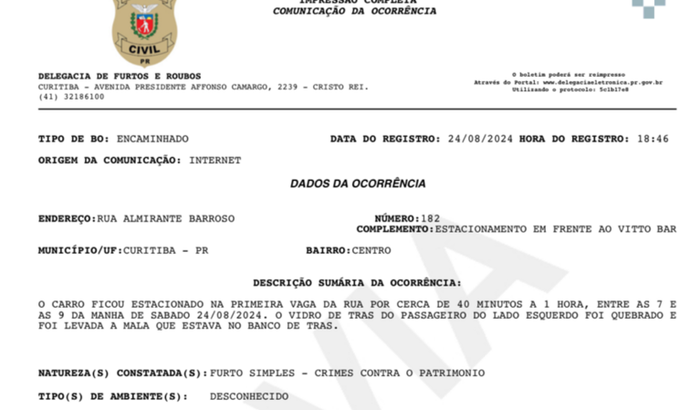 Recuperacao dos itens de trabalho da Flora