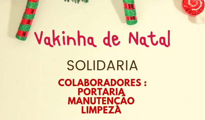 Vakinha de natal solidaria Dos colaborador 2024
