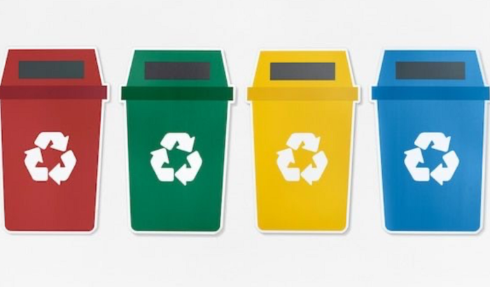 Compra de lixeira reciclável