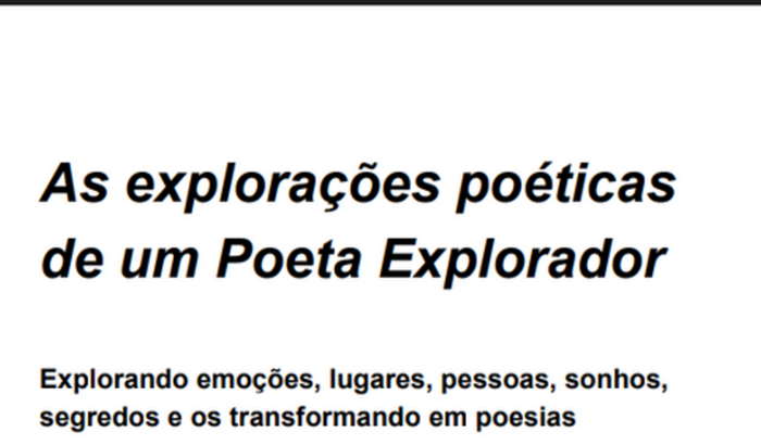 Publicação do meu livro 