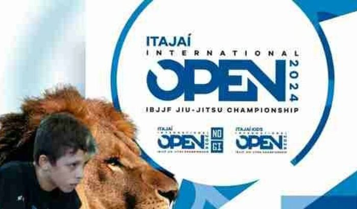 Gaby Lion no campeonato da CBJJ em Itajaí