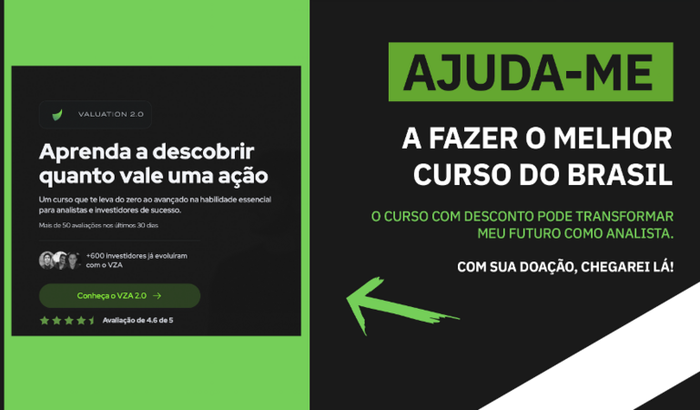 Ajude-me a fazer o melhor curso do Brasil.