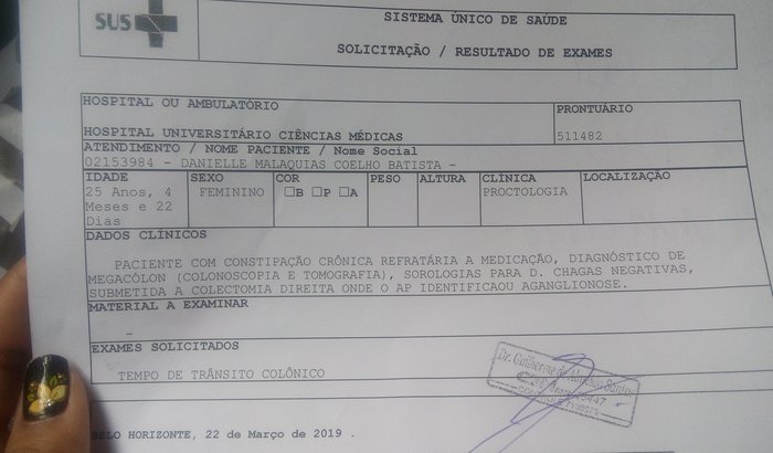 Ajuda para exame pré cirurgico que o sus não cobre.
