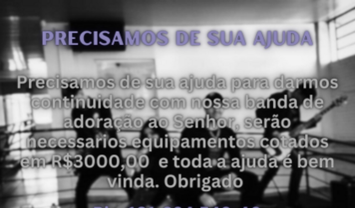 Equipamentos para banda gospel