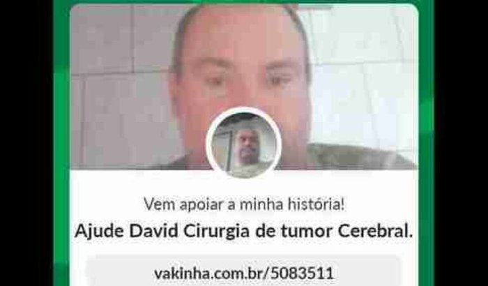 Ajude David no tratamento pós Cirurgia de tumor Cerebral.