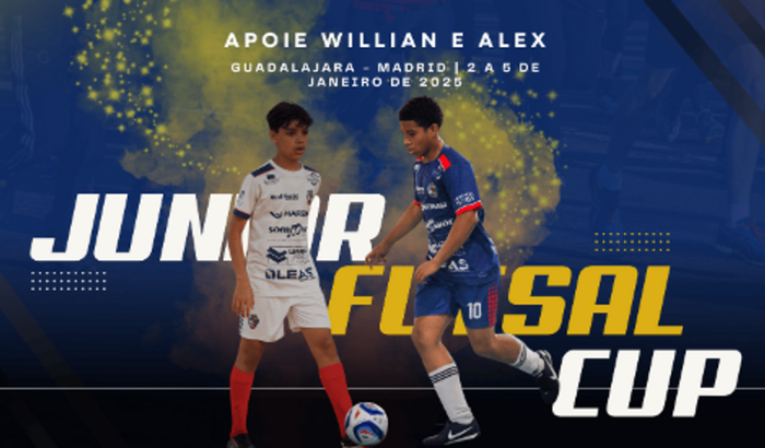 Apoie Willian e Alex no campeonato mundial de futsal