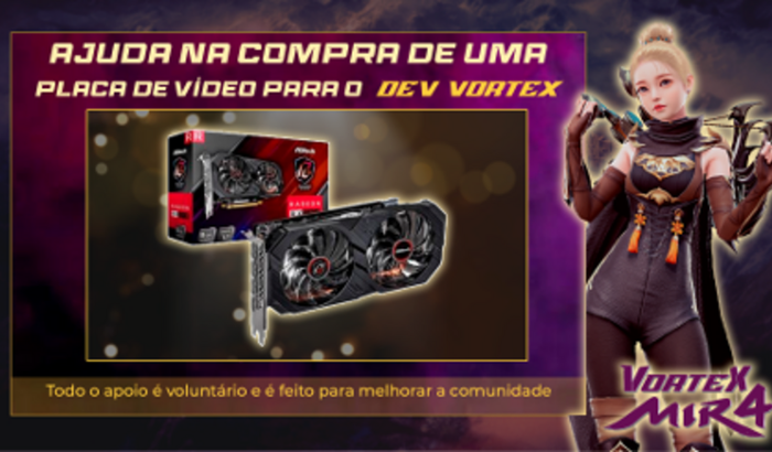 Ajuda na compra de uma placa de vídeo para o DEV VORTEX.