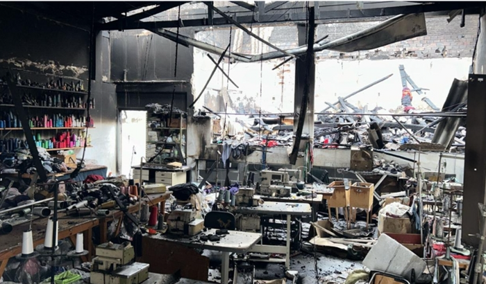 Oficina de Costura destruída por um INCÊNDIO. Nos ajude a Reconstruir.