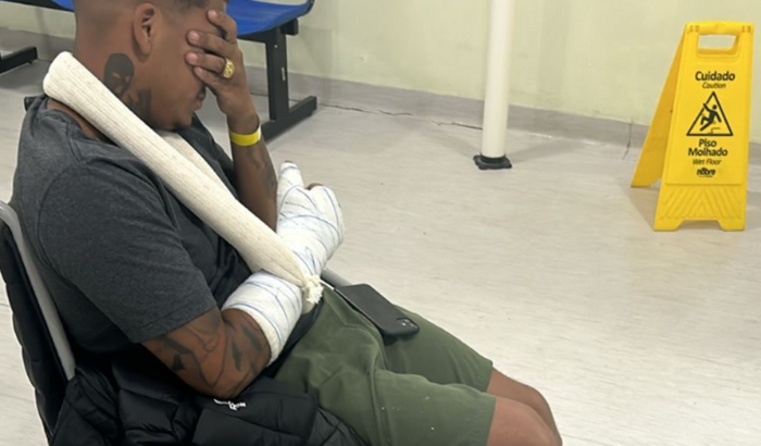 Atleta de beach tênis sofre acidente de moto 