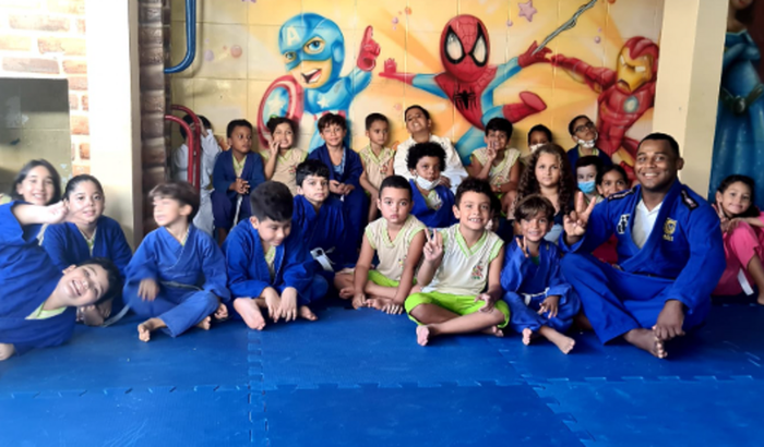 Academia de jiu-jitsu/judô 