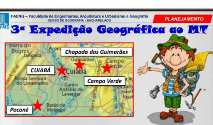 3ª EXPEDIÇÃO GEOGRÁFICA  - Desbravando o Mato Grosso com a UFMS